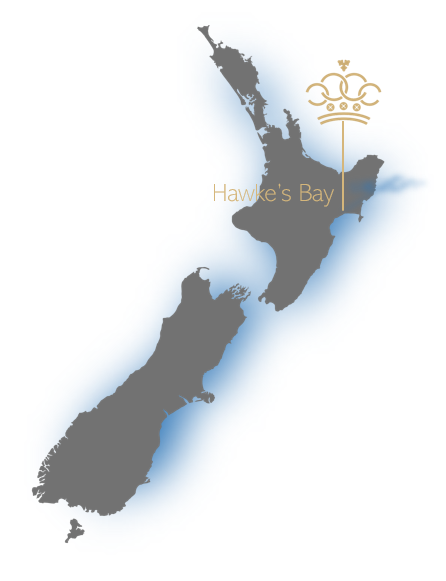 Hawkes Bay region map