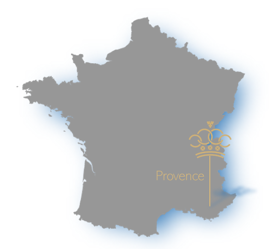 Provence region map