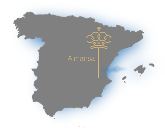 Almansa region map